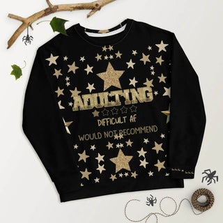 Sarcastic Christmas Sweater with Adult Humor - Iron Phoenix GHG