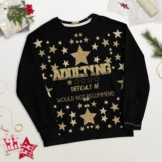 Sarcastic Christmas Sweater with Adult Humor - Iron Phoenix GHG