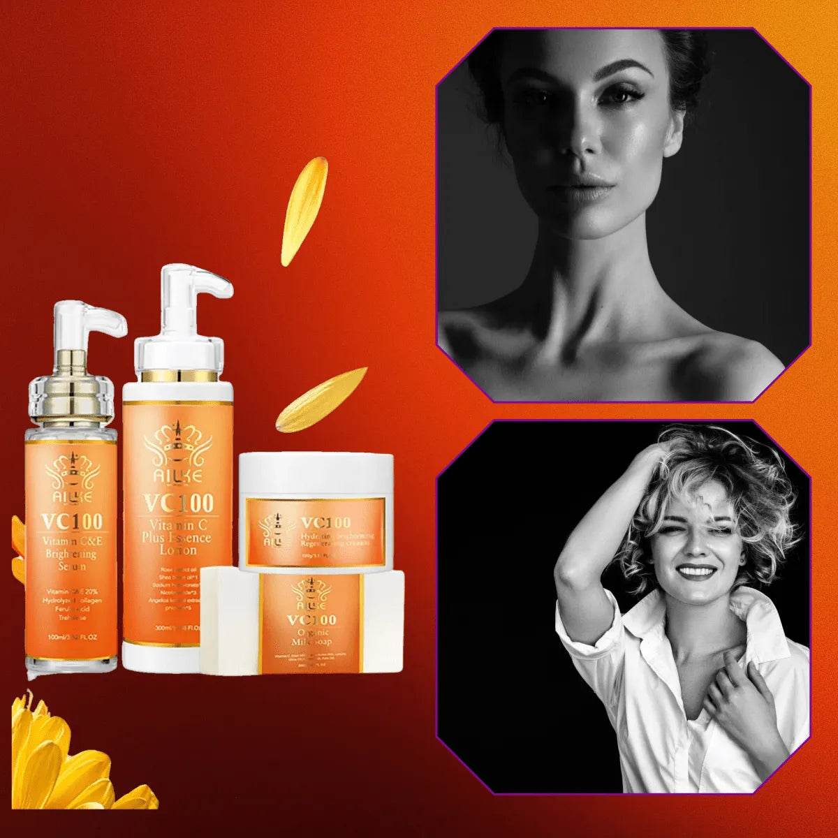 Vitamin C Whitening Kit, Adult Skin Glow - Iron Phoenix GHG