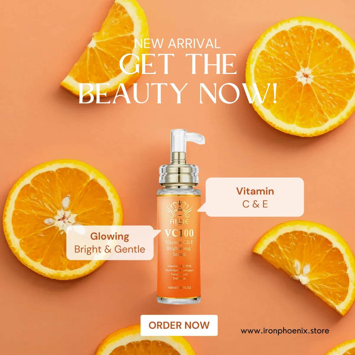 Vitamin C Whitening Kit, Adult Skin Glow - Iron Phoenix GHG