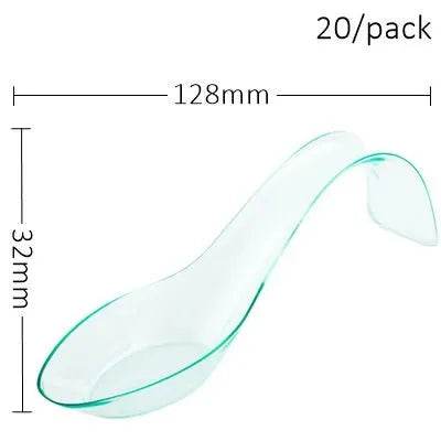 Wave-Design Disposable Spoons - Eco Gamer Party Gear - Iron Phoenix GHG