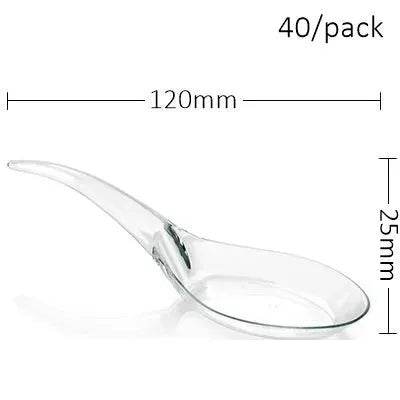Wave-Design Disposable Spoons - Eco Gamer Party Gear - Iron Phoenix GHG