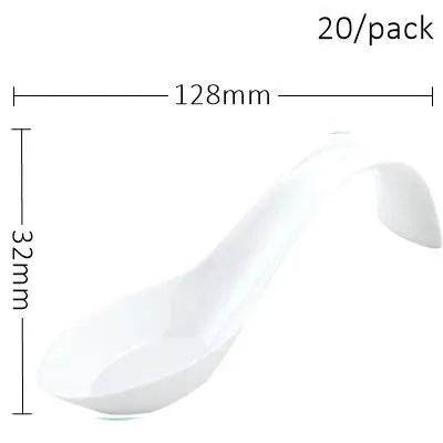 Wave-Design Disposable Spoons - Eco Gamer Party Gear - Iron Phoenix GHG
