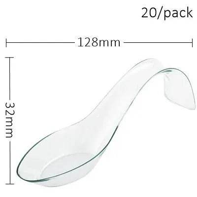 Wave-Design Disposable Spoons - Eco Gamer Party Gear - Iron Phoenix GHG