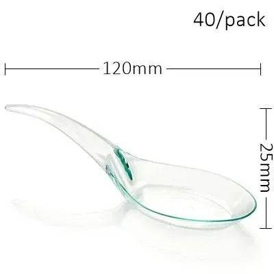 Wave-Design Disposable Spoons - Eco Gamer Party Gear - Iron Phoenix GHG