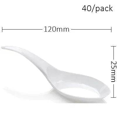 Wave-Design Disposable Spoons - Eco Gamer Party Gear - Iron Phoenix GHG