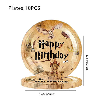 White Gold Party Tableware Set - Eco Gamer Birthday Gear - Iron Phoenix GHG