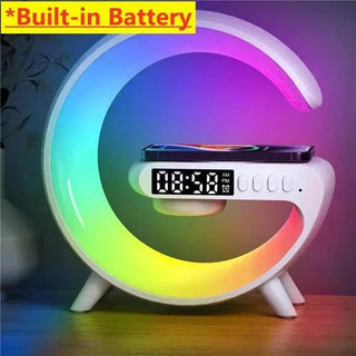 Wireless Charger - 15W Eco Speaker RGB Clock | 2025 - Iron Phoenix GHG