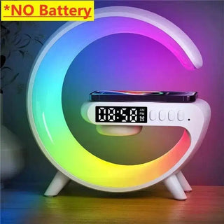 Wireless Charger - 15W Eco Speaker RGB Clock | 2025 - Iron Phoenix GHG