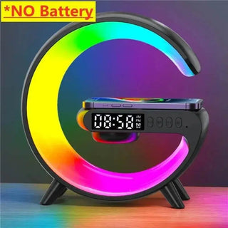 Wireless Charger - 15W Eco Speaker RGB Clock | 2025 - Iron Phoenix GHG