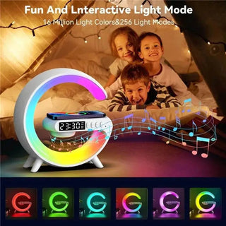 Wireless Charger - 15W Eco Speaker RGB Clock | 2025 - Iron Phoenix GHG