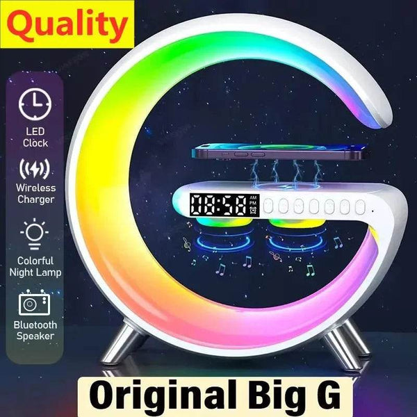 Wireless Charger - Eco RGB Clock Speaker - Iron Phoenix GHG