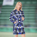 Print Geometric Hoodie Dress (4 Styles)| Iron Phoenix GHG - Image 1