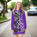 Print Geometric Hoodie Dress (4 Styles)| Iron Phoenix GHG - Image 3
