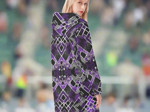 Geometric Print Hoodie Dress (4 Styles)| Iron Phoenix GHG - Iron Phoenix GHG