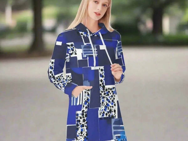 Geometric Print Hoodie Dress (4 Styles)| Iron Phoenix GHG - Iron Phoenix GHG