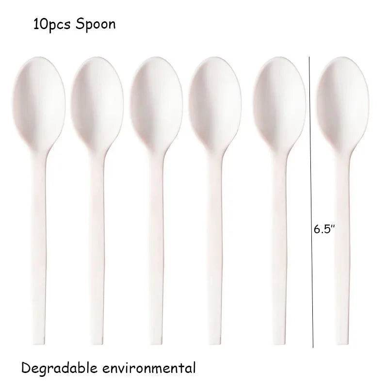 World Map Party Supplies Disposable Tableware Set - Gamer Party Gear - Iron Phoenix GHG