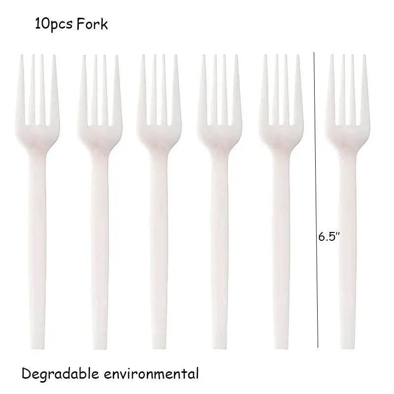 World Map Party Supplies Disposable Tableware Set - Gamer Party Gear - Iron Phoenix GHG