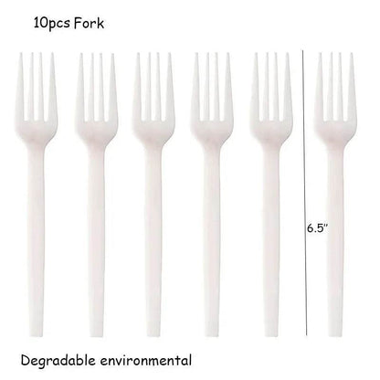World Map Party Supplies Disposable Tableware Set - Gamer Party Gear - Iron Phoenix GHG