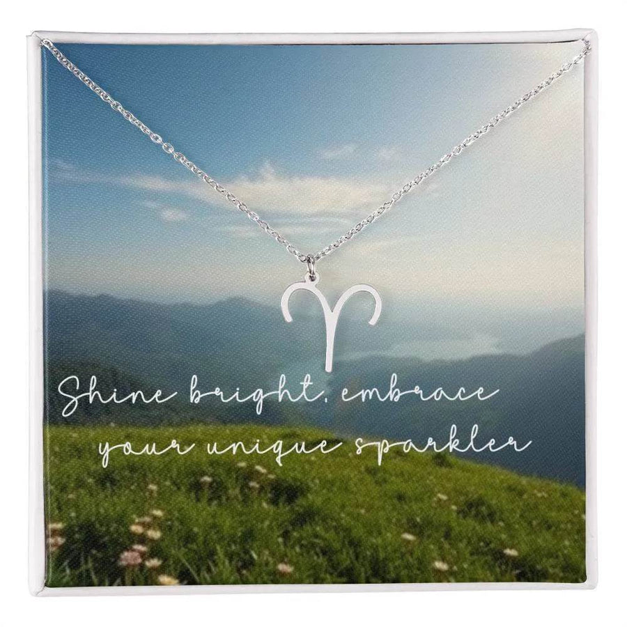 Zodiac Sign Necklace (Gold & Silver) | 12 Signs, Durable - Iron Phoenix GHG